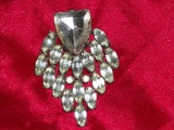Ladies Art Decco Crystal Broch 2