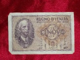 Italian 5 Lira Note