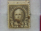 1/2 Cent Stamp Nathanal Hall