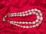Ladies Vintage Necklace Double Strand