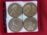 (4) 1928 D Lincoln Cent