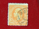 50 Cent Orange Jefferson 1895 Sc#275