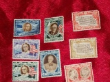(8) Stamps San Marino Franklin D. Roosevelt