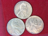 (3) Lincoln Cent 1942, 1944 D, 1946 D