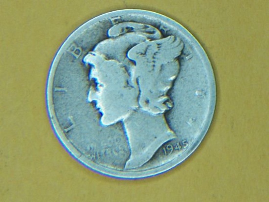 1945 S Mercury Dime