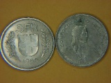 (2) 1968 B 5 Francs Helvetia