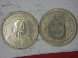 (2) 1968 B 5 Francs Helvetia