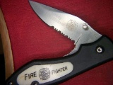 Black Firemans Knife