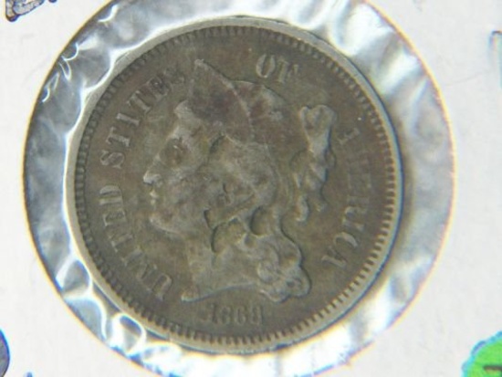 1868 3 Cent Nickel