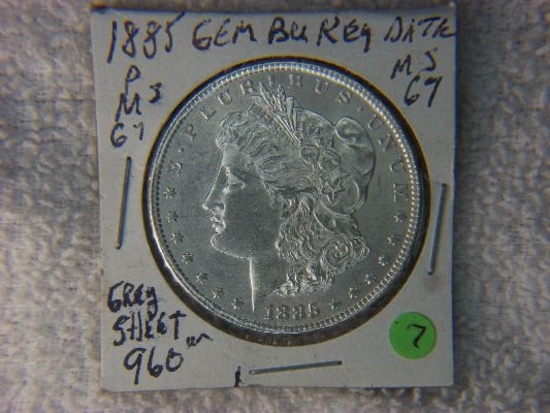 1885 P Morgan Dollar