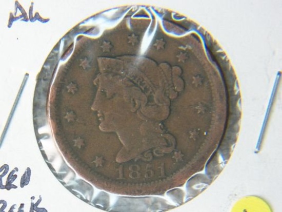 1851 Large Cent