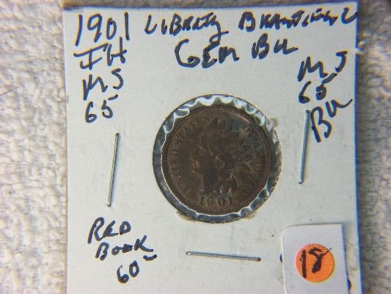 1901 Indian Head Cent