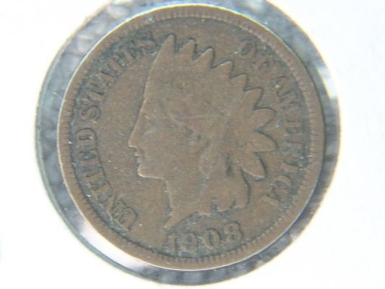 1908 Indian Head Cent