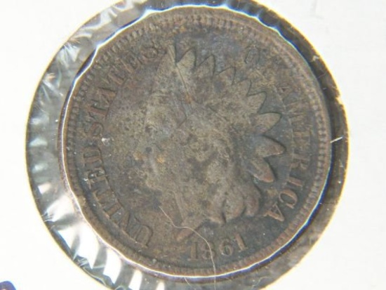 1861 Indian Head Cent