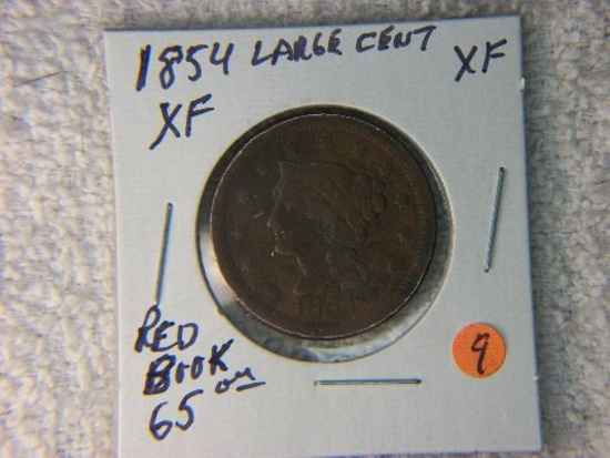 1854 Large Cent