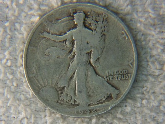 1942 D Walking Liberty Half-dollar