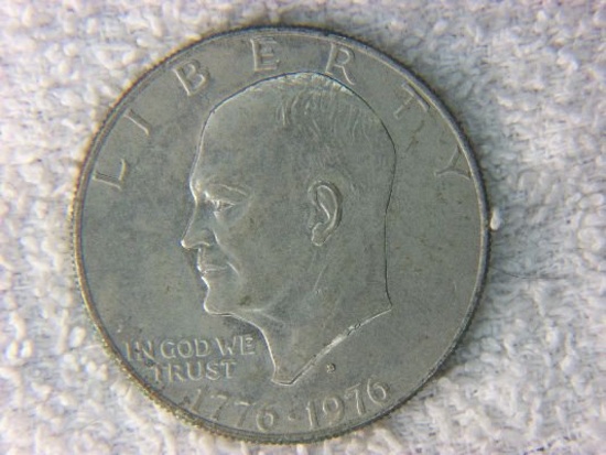 1776 -1976 D Bicentennial Eisenhower Dollar