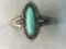 .925 Native American Turquoise Ring Signed In Ntx