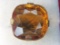 Ladies Antique 20 Carat Cushion Cut Orange Citrine