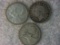 (3) Canadian Silver Quarters