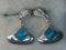 .925 Ladies Turquoise Earrings