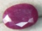 3.55 Carat Oval Cut Ruby Gemstone