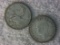 1948 And 1950 Canadian Silver Quarters