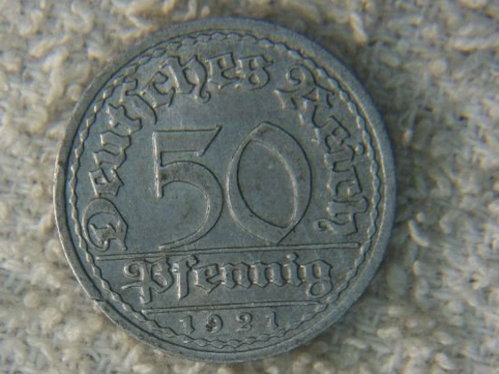 1921 Germany 50 Pfenning