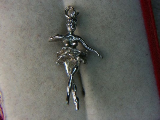 .925 Ladies Ballerina Charm