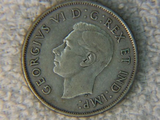 1943 Canadian Silver Half-dollar