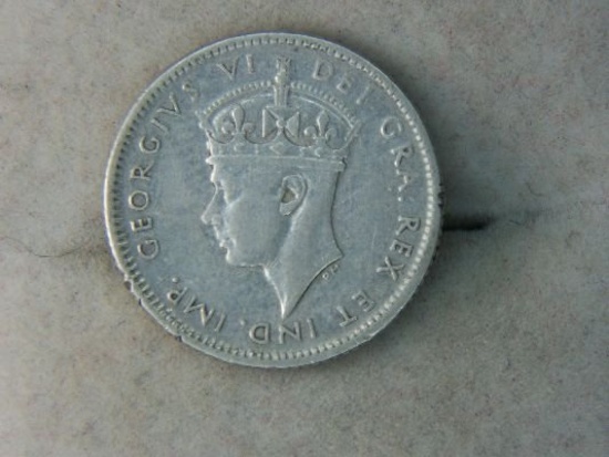 1945 Newfoundland 10 Cent Silver