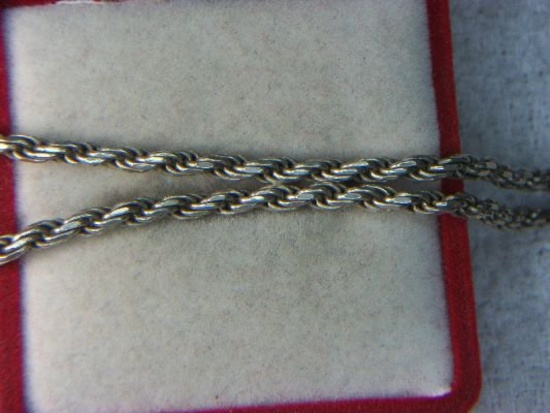 .925 Unisex 3 Mm Rope Bracelet