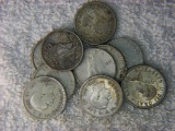 (10) Canadian Dimes Silver