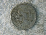 1867 3 Cent Copper Nickel