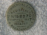 The Commercial Exchange Brooklyn New York Expires 1897