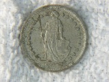 1968 Switzerland Half Franc Silver