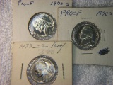 (3) Jefferson Nickels Proof