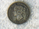 1891 Canadian 5 Cent Silver