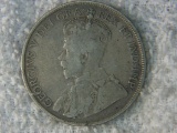 1919 Canadian $.50 Silver World War 1 Era