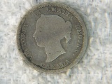 1870 Canadian 5 Cent Silver