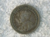 1918 Canadian 5 Cent Silver World War 1 Era