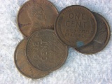 (5) 1909 Lincoln Cent