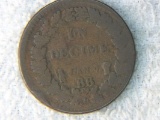 1807 France 1 Decime Large Copper