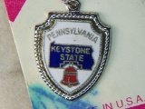 .925 Enameled Pennsylvania Charm