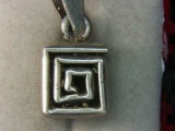 .925 Ladies Modernist Pendant