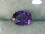 1.62 Carat Oval Cut Amethyst Gemstone