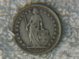 1943 Switzerland Half Franc Silver