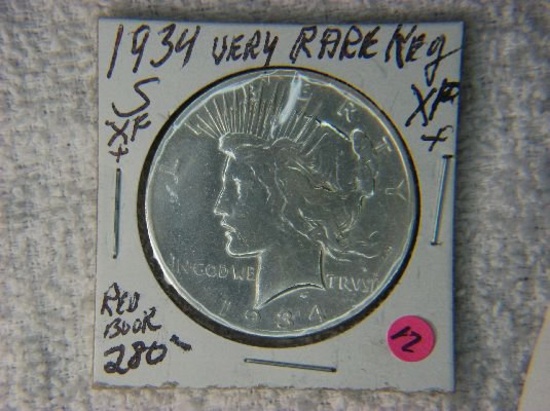 1934 S Peace Dollar