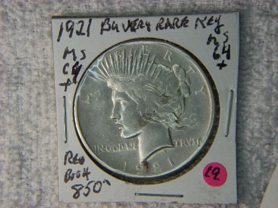 1921 P Peace Dollar