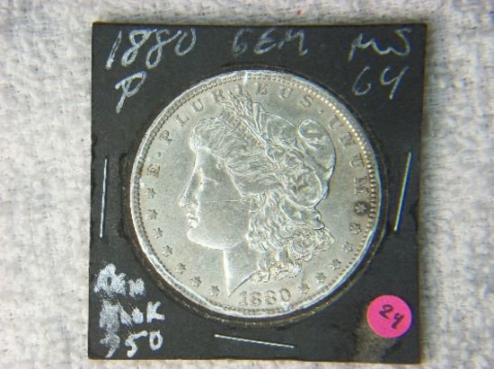 1880 P Morgan Dollar